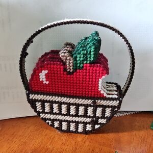 Handcrafted Apple Basket Decor